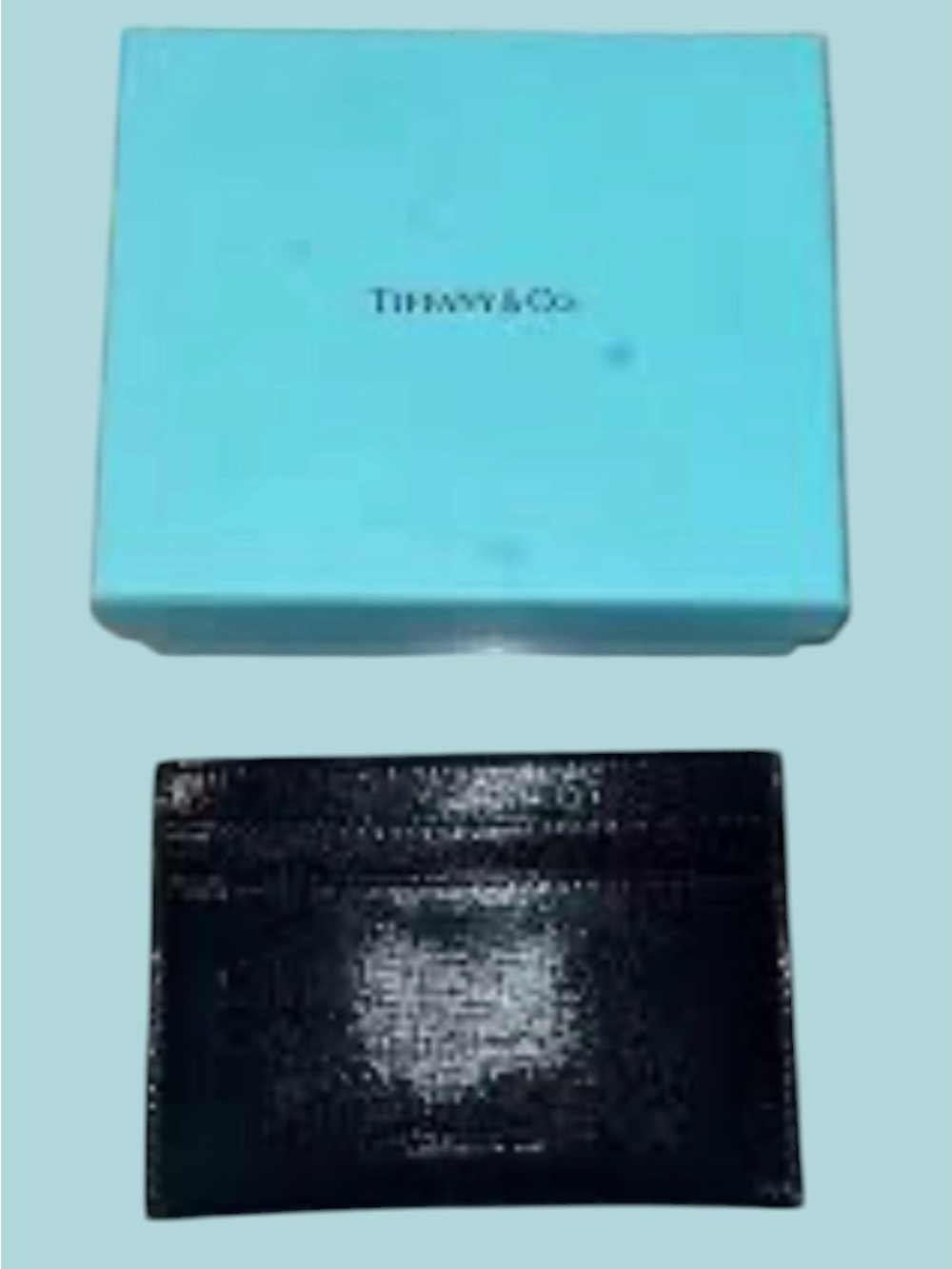 Tiffany & Co. Patent Leather Glossy Leather Card Case